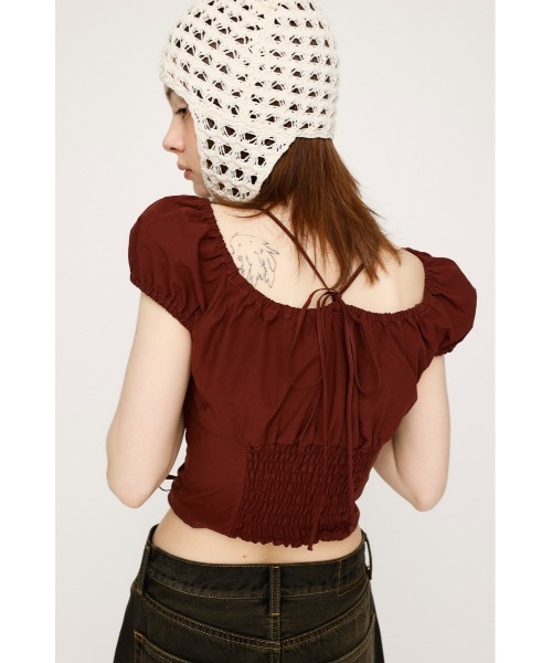 FRONT LACE UP BL フロント レース アップ ブラウス（シャツ