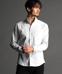 NICOLE CLUB FOR MEN | リバーシブルドビー スタンドカラーシャツ(シャツ/ブラウス)