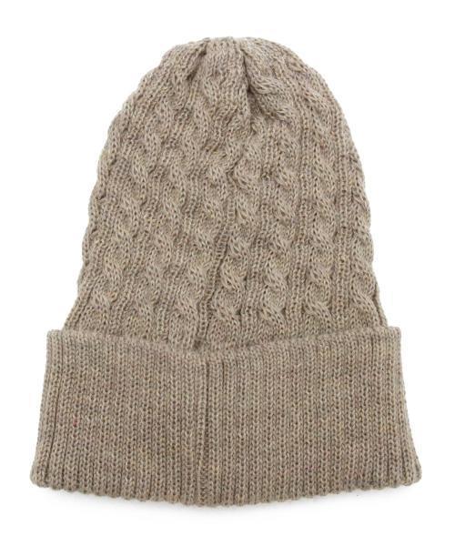 BEAMS（ビームス）の「BEAMS / 細ケーブル ワッチキャップ（ニットキャップ/ビーニー・メンズ・グレー/ブラック/カーキ/ネイビー・ONE SIZE）」の8枚目の写真