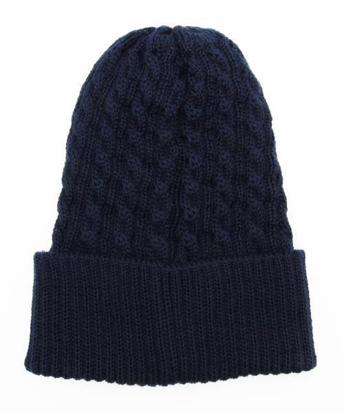 BEAMS（ビームス）の「BEAMS / 細ケーブル ワッチキャップ（ニットキャップ/ビーニー・メンズ・グレー/ブラック/カーキ/ネイビー・ONE SIZE）」の12枚目の写真