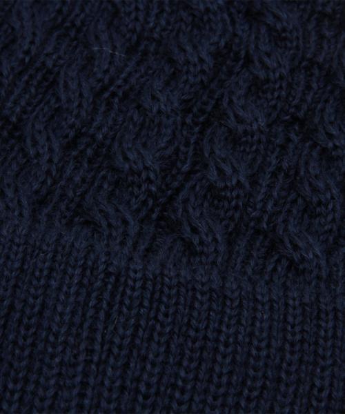 BEAMS（ビームス）の「BEAMS / 細ケーブル ワッチキャップ（ニットキャップ/ビーニー・メンズ・グレー/ブラック/カーキ/ネイビー・ONE SIZE）」の11枚目の写真