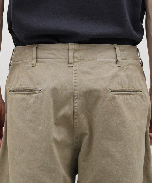 GOLD（ゴールド）の「GOLD / ゴールド SELVEDGE WEAPON WIDE TROUSERS GL42426（チノパンツ・メンズ・ベージュ系その他・LARGE/MEDIUM）」の7枚目の写真