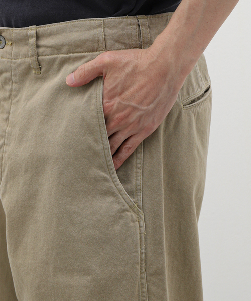 GOLD（ゴールド）の「GOLD / ゴールド SELVEDGE WEAPON WIDE TROUSERS GL42426（チノパンツ・メンズ・ベージュ系その他・LARGE/MEDIUM）」の9枚目の写真