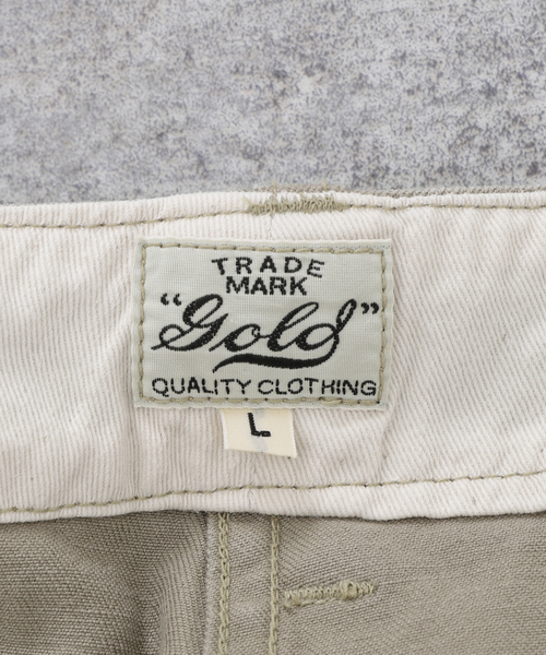GOLD（ゴールド）の「GOLD / ゴールド SELVEDGE WEAPON WIDE TROUSERS GL42426（チノパンツ・メンズ・ベージュ系その他・LARGE/MEDIUM）」の15枚目の写真