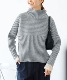 ROPE' PICNIC | 【WEB限定カラーあり】アソートリブ切り替えニットプルオーバー/リンクコーデ・新色追加(ニット/セーター)