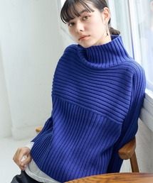 ROPE' PICNIC | 【WEB限定カラーあり】アソートリブ切り替えニットプルオーバー/リンクコーデ・新色追加(ニット/セーター)