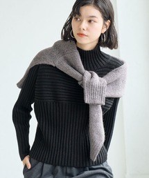 ROPE' PICNIC | 【WEB限定カラーあり】アソートリブ切り替えニットプルオーバー/リンクコーデ・新色追加(ニット/セーター)