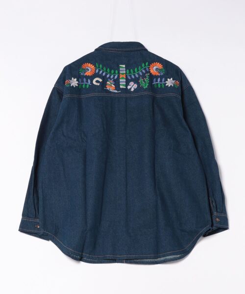 刺繍デニムシャツ（シャツ/ブラウス）｜チチカカ（チチカカ）