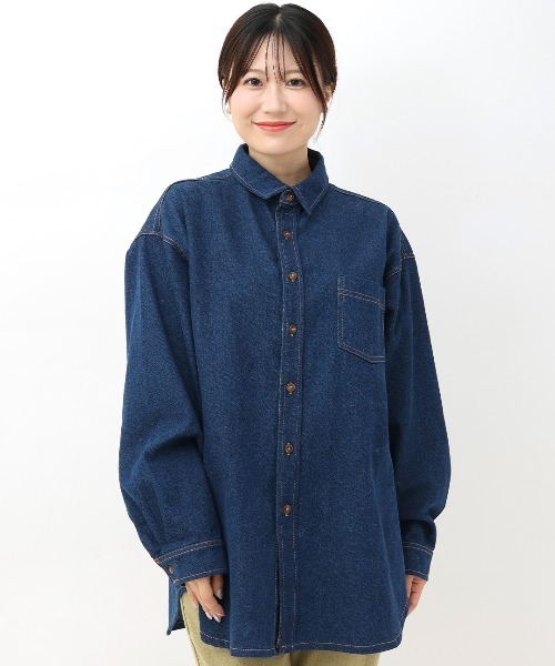 刺繍デニムシャツ（シャツ/ブラウス）｜チチカカ（チチカカ）