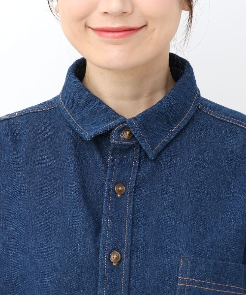 刺繍デニムシャツ（シャツ/ブラウス）｜チチカカ（チチカカ）