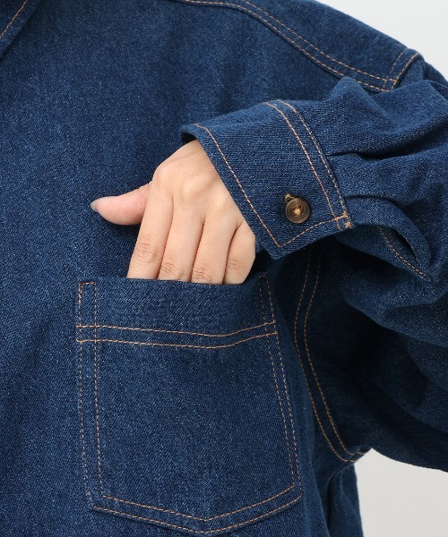 刺繍デニムシャツ（シャツ/ブラウス）｜チチカカ（チチカカ）