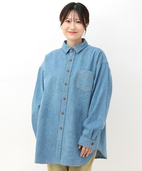 刺繍デニムシャツ（シャツ/ブラウス）｜チチカカ（チチカカ）