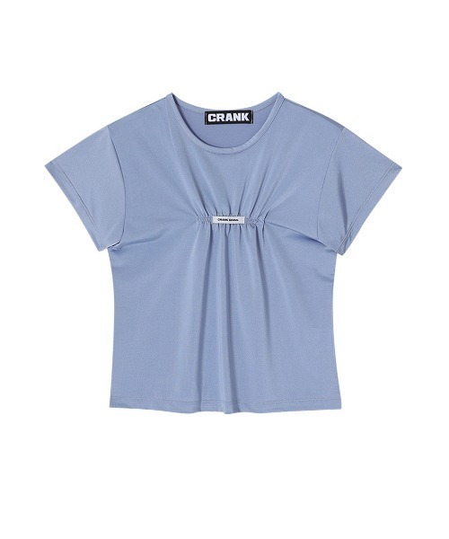 Tシャツ・カットソー COYSEIO UNBALANCE SHIRRING TOP ☆COYSEIO☆UNBALANCE SHIRRING TOP (COYSEIO/Tシャツ