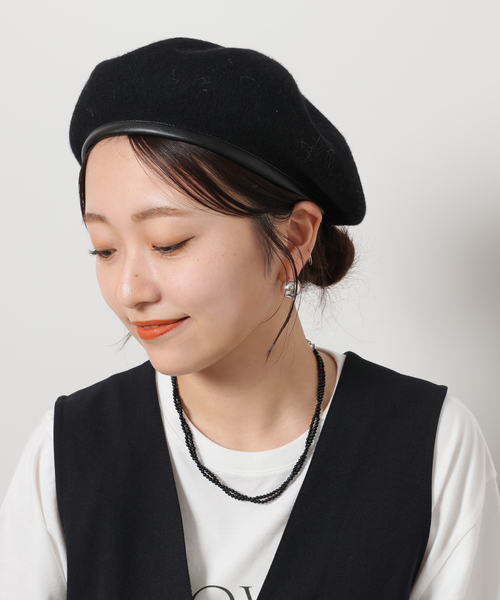 JOURNAL STANDARD relume（ジャーナルスタンダード　レリューム）の「《追加》RELUME ベレー（ハンチング/ベレー帽・レディース・ブラック/チャコールグレー/ブルー・FREE）」の6枚目の写真