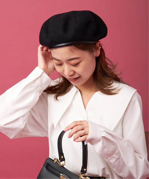 JOURNAL STANDARD relume（ジャーナルスタンダード　レリューム）の「《追加》RELUME ベレー（ハンチング/ベレー帽・レディース・ブラック/チャコールグレー/ブルー・FREE）」の8枚目の写真