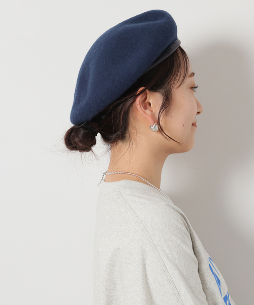 JOURNAL STANDARD relume（ジャーナルスタンダード　レリューム）の「《追加》RELUME ベレー（ハンチング/ベレー帽・レディース・ブラック/チャコールグレー/ブルー・FREE）」の14枚目の写真