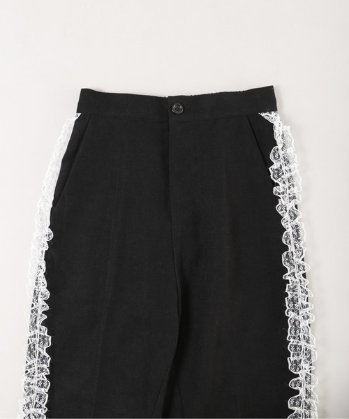 WC(ダブル シー)の「レースラインフレアパンツ(その他パンツ・レディース・グレー/ブラック・FREE)」の11枚目の写真