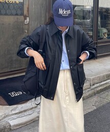 fredy emue | フェイクレザーブルゾン(ブルゾン)