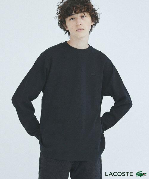 LACOSTE(ラコステ)の「LACOSTE / ラコステ 417別注 ワッフルロングスリーブ(Tシャツ/カットソー・メンズ・ホワイト/ブラック/チャコールグレー・3/4/5)」の4枚目の写真