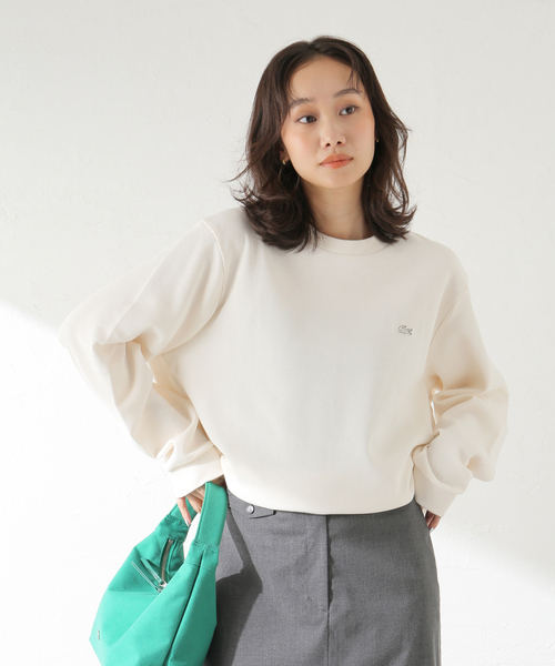 LACOSTE(ラコステ)の「LACOSTE / ラコステ 417別注 ワッフルロングスリーブ(Tシャツ/カットソー・メンズ・ホワイト/ブラック/チャコールグレー・3/4/5)」の5枚目の写真