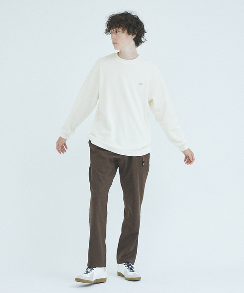 LACOSTE(ラコステ)の「LACOSTE / ラコステ 417別注 ワッフルロングスリーブ(Tシャツ/カットソー・メンズ・ホワイト/ブラック/チャコールグレー・3/4/5)」の10枚目の写真