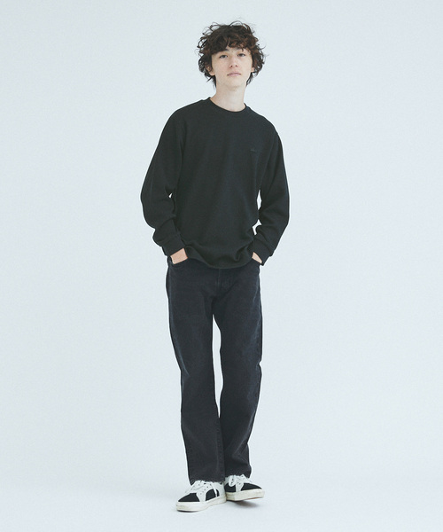 LACOSTE(ラコステ)の「LACOSTE / ラコステ 417別注 ワッフルロングスリーブ(Tシャツ/カットソー・メンズ・ホワイト/ブラック/チャコールグレー・3/4/5)」の11枚目の写真