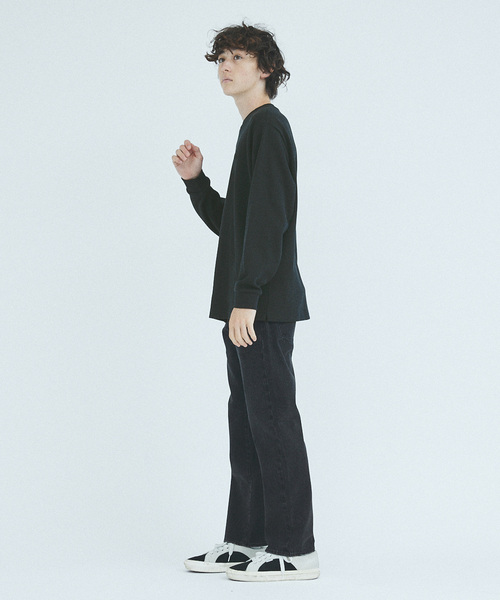 LACOSTE(ラコステ)の「LACOSTE / ラコステ 417別注 ワッフルロングスリーブ(Tシャツ/カットソー・メンズ・ホワイト/ブラック/チャコールグレー・3/4/5)」の13枚目の写真