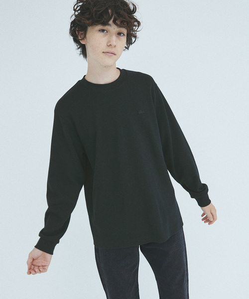 LACOSTE(ラコステ)の「LACOSTE / ラコステ 417別注 ワッフルロングスリーブ(Tシャツ/カットソー・メンズ・ホワイト/ブラック/チャコールグレー・3/4/5)」の17枚目の写真