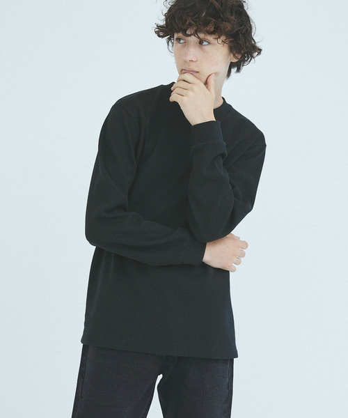 LACOSTE(ラコステ)の「LACOSTE / ラコステ 417別注 ワッフルロングスリーブ(Tシャツ/カットソー・メンズ・ホワイト/ブラック/チャコールグレー・3/4/5)」の18枚目の写真