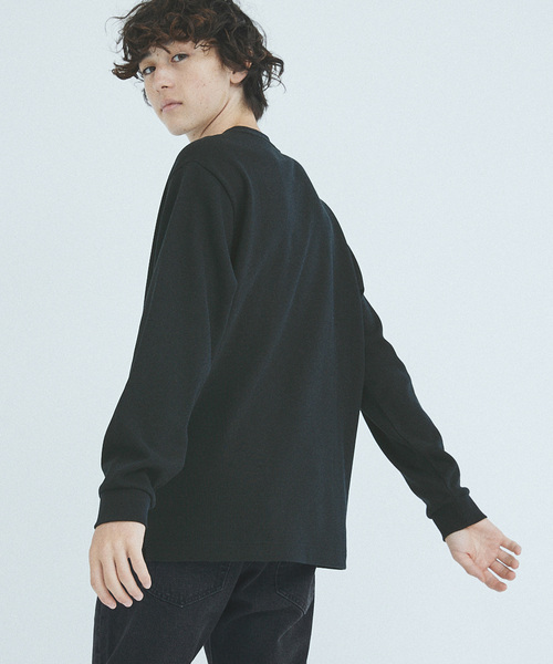 LACOSTE(ラコステ)の「LACOSTE / ラコステ 417別注 ワッフルロングスリーブ(Tシャツ/カットソー・メンズ・ホワイト/ブラック/チャコールグレー・3/4/5)」の21枚目の写真
