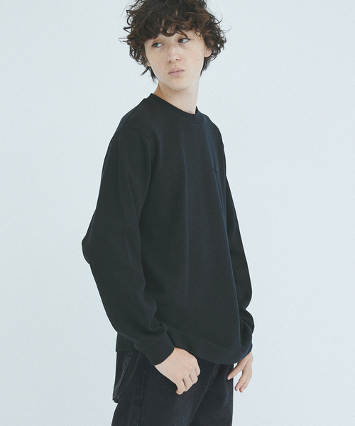 LACOSTE(ラコステ)の「LACOSTE / ラコステ 417別注 ワッフルロングスリーブ(Tシャツ/カットソー・メンズ・ホワイト/ブラック/チャコールグレー・3/4/5)」の22枚目の写真