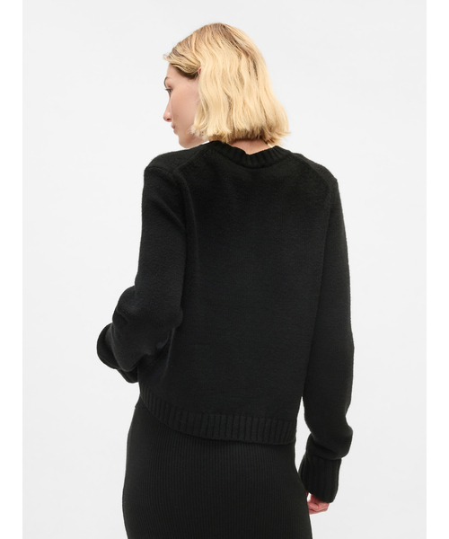 セール】CashSoft カシミヤタッチ クロップドカーディガン