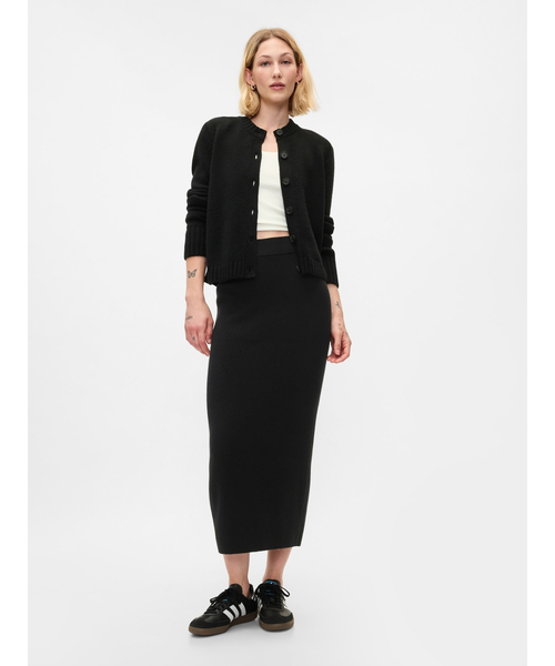 GAP（ギャップ）の「CashSoft カシミヤタッチ クロップドカーディガン（カーディガン/ボレロ・レディース・レッド/チャコールグレー/ブラック/ブラウン/ベージュ/アイボリー・L/M/S/XS/XXS/XL）」の13枚目の写真