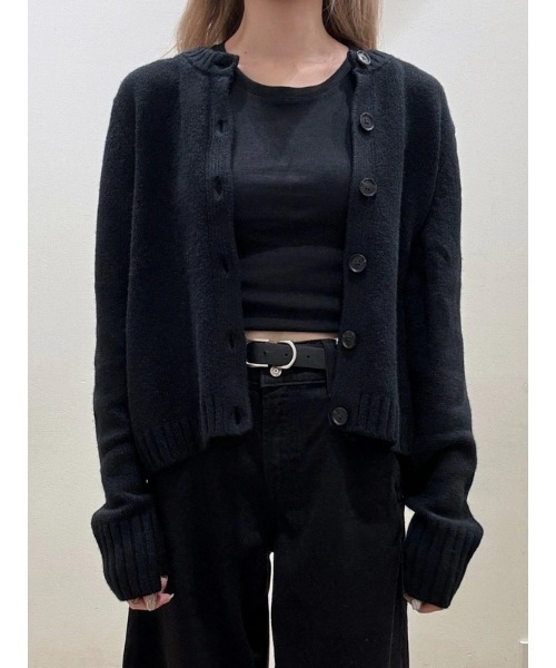 GAP（ギャップ）の「CashSoft カシミヤタッチ クロップドカーディガン（カーディガン/ボレロ・レディース・レッド/チャコールグレー/ブラック/ブラウン/ベージュ/アイボリー・L/M/S/XS/XXS/XL）」の10枚目の写真