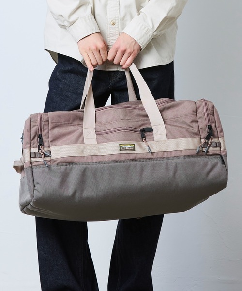 L.L.Bean（エルエルビーン）の「マウンテン・クラシック・コーデュラ・ダッフル、ミディアム（ボストンバッグ・レディース・イエロー系その他/ブラック/ピンク系その他・ONE SIZE）」の16枚目の写真