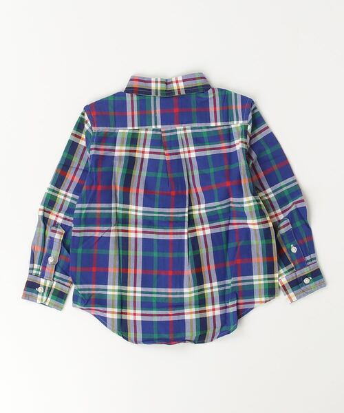 POLO RALPH LAUREN CHILDRENSWEAR（ポロ ラルフ ローレン チルドレンズウェア）の「プラッド コットン オックスフォード シャツ（シャツ/ブラウス・キッズ・マルチ・4/6/3/7）」の4枚目の写真