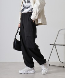Hem spindle Cargo pants / TR裾スピンドルカーゴパンツ