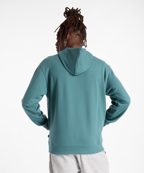 NEW BALANCE（ニューバランス）の「グラフィックフレンチテリースウェットフーディ（パーカー・メンズ・ネイビー/セージグリーン・SMALL/MEDIUM/LARGE/X-LARGE/XX-LARGE）」の4枚目の写真