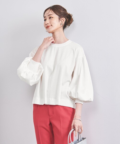UNITED ARROWS ポンチ シャツテール カットソー　白 楽天市場】【SALE／50%OFF】ポンチ シャツテール カットソー