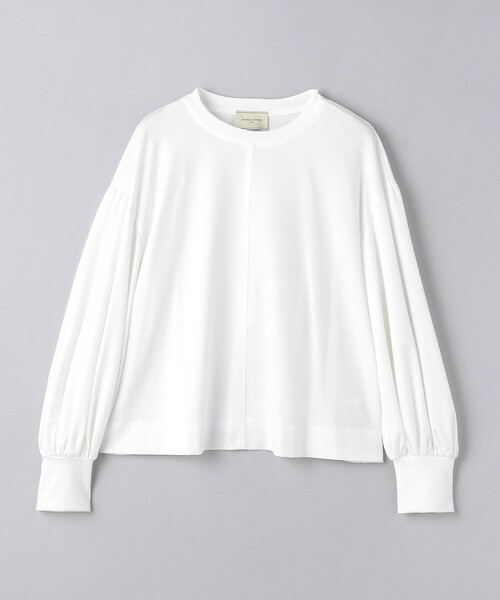 UNITED ARROWS ポンチ シャツテール カットソー　白 UNITED ARROWS（ユナイテッドアローズ）の「ポンチ ボリューム