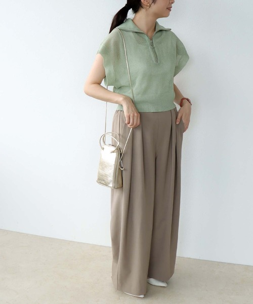 Jines(ジネス)の「カウレザー ブガッティ型2WAYミニショルダーBAG(ショルダーバッグ・レディース・ゴールド/シルバー・フリー)」の11枚目の写真