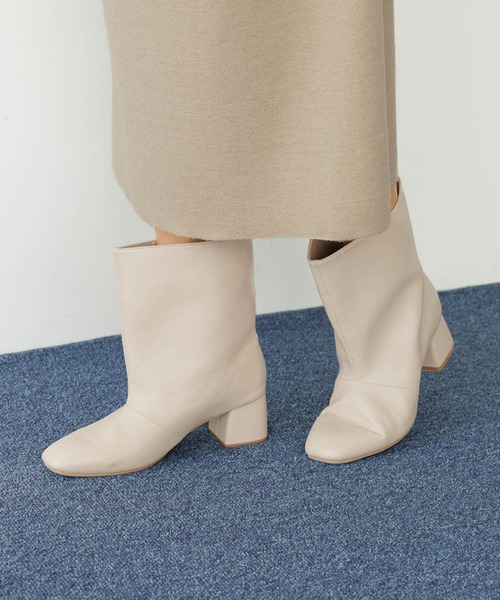 ワイドミドルブーツ