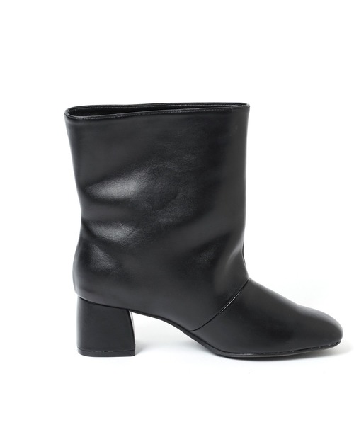 BAYFLOW（ベイフロー）の「ワイドミドルブーツ（ブーツ・レディース・ブラック/アイボリー・LARGE/MEDIUM）」の5枚目の写真