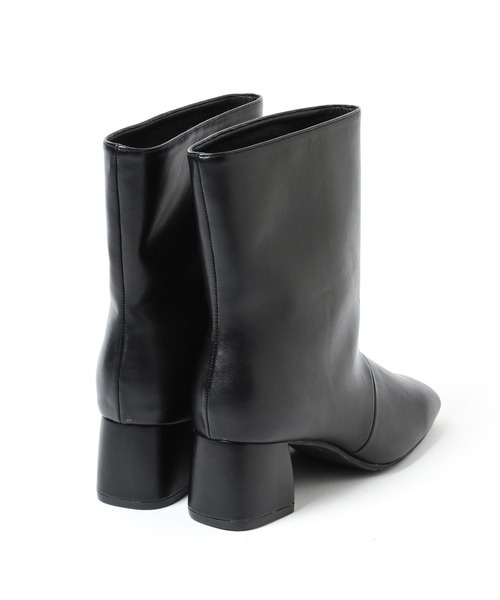 BAYFLOW（ベイフロー）の「ワイドミドルブーツ（ブーツ・レディース・ブラック/アイボリー・LARGE/MEDIUM）」の6枚目の写真