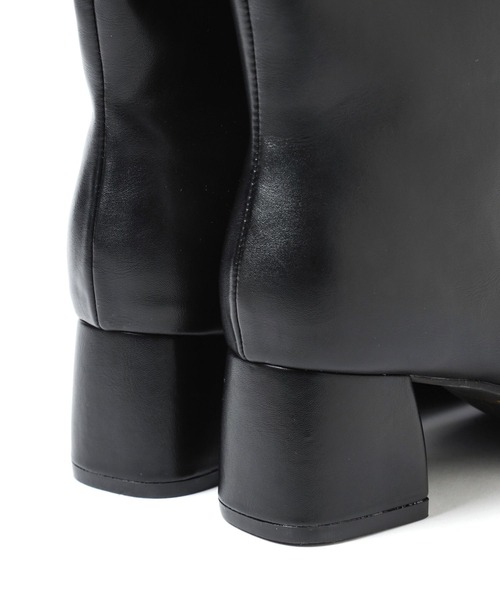 BAYFLOW（ベイフロー）の「ワイドミドルブーツ（ブーツ・レディース・ブラック/アイボリー・LARGE/MEDIUM）」の7枚目の写真