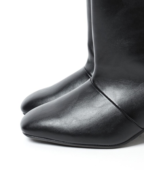 BAYFLOW（ベイフロー）の「ワイドミドルブーツ（ブーツ・レディース・ブラック/アイボリー・LARGE/MEDIUM）」の11枚目の写真