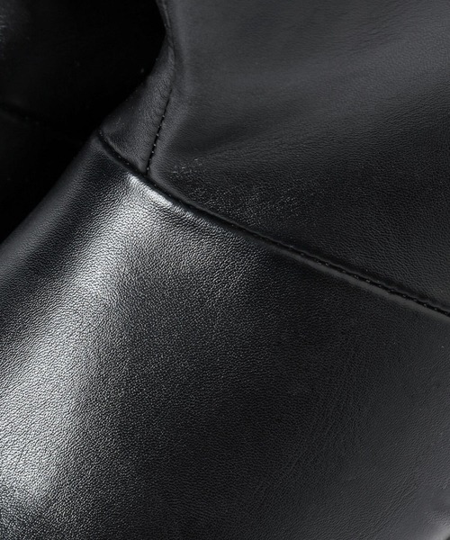 BAYFLOW（ベイフロー）の「ワイドミドルブーツ（ブーツ・レディース・ブラック/アイボリー・LARGE/MEDIUM）」の13枚目の写真