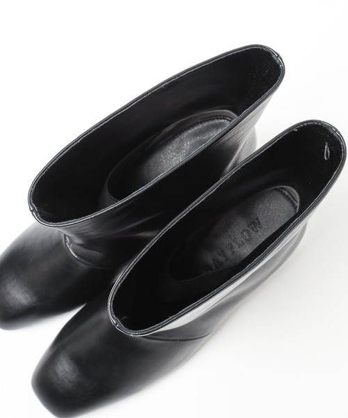 BAYFLOW（ベイフロー）の「ワイドミドルブーツ（ブーツ・レディース・ブラック/アイボリー・LARGE/MEDIUM）」の15枚目の写真