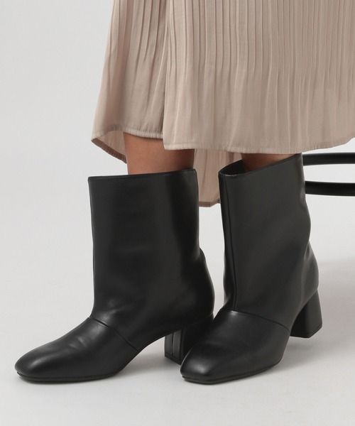 BAYFLOW（ベイフロー）の「ワイドミドルブーツ（ブーツ・レディース・ブラック/アイボリー・LARGE/MEDIUM）」の21枚目の写真