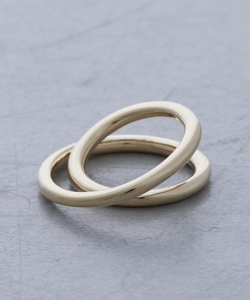 RAY CASSIN（レイカズン）の「2連リング（リング・レディース・シルバー/ゴールド・FREE）」の6枚目の写真